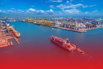 Ships in port