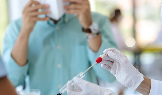syringe and doctor
